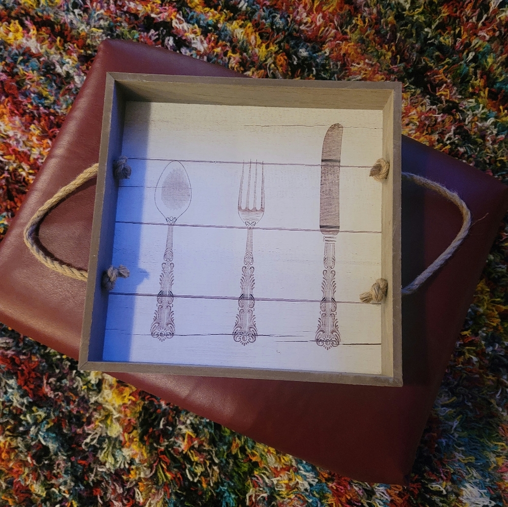 NWT Wooden Serving Tray